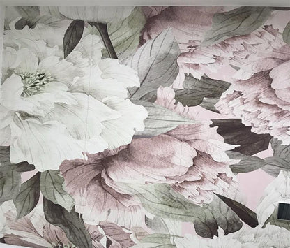 Oversized Floral Bloom - Mural Wallpaper NZ-Mural