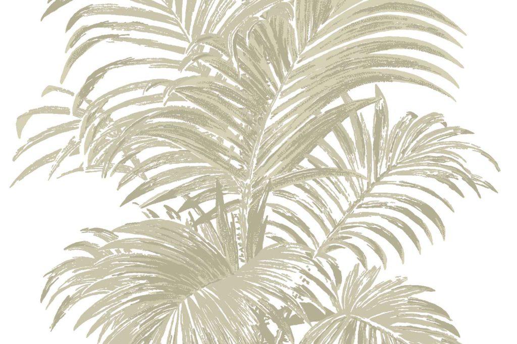Palm - Florence Broadhurst Fabric - Sand