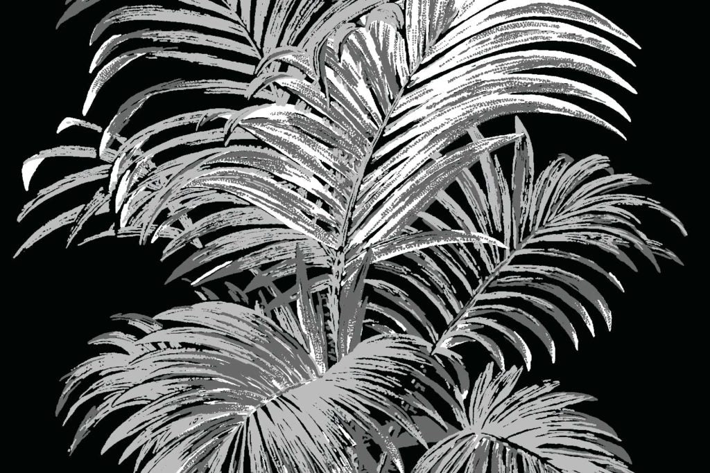 Palm - Florence Broadhurst Fabric - Shadow