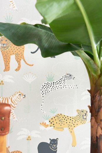 Panther Wallpaper - 3 Colours NZ-Wallpaper