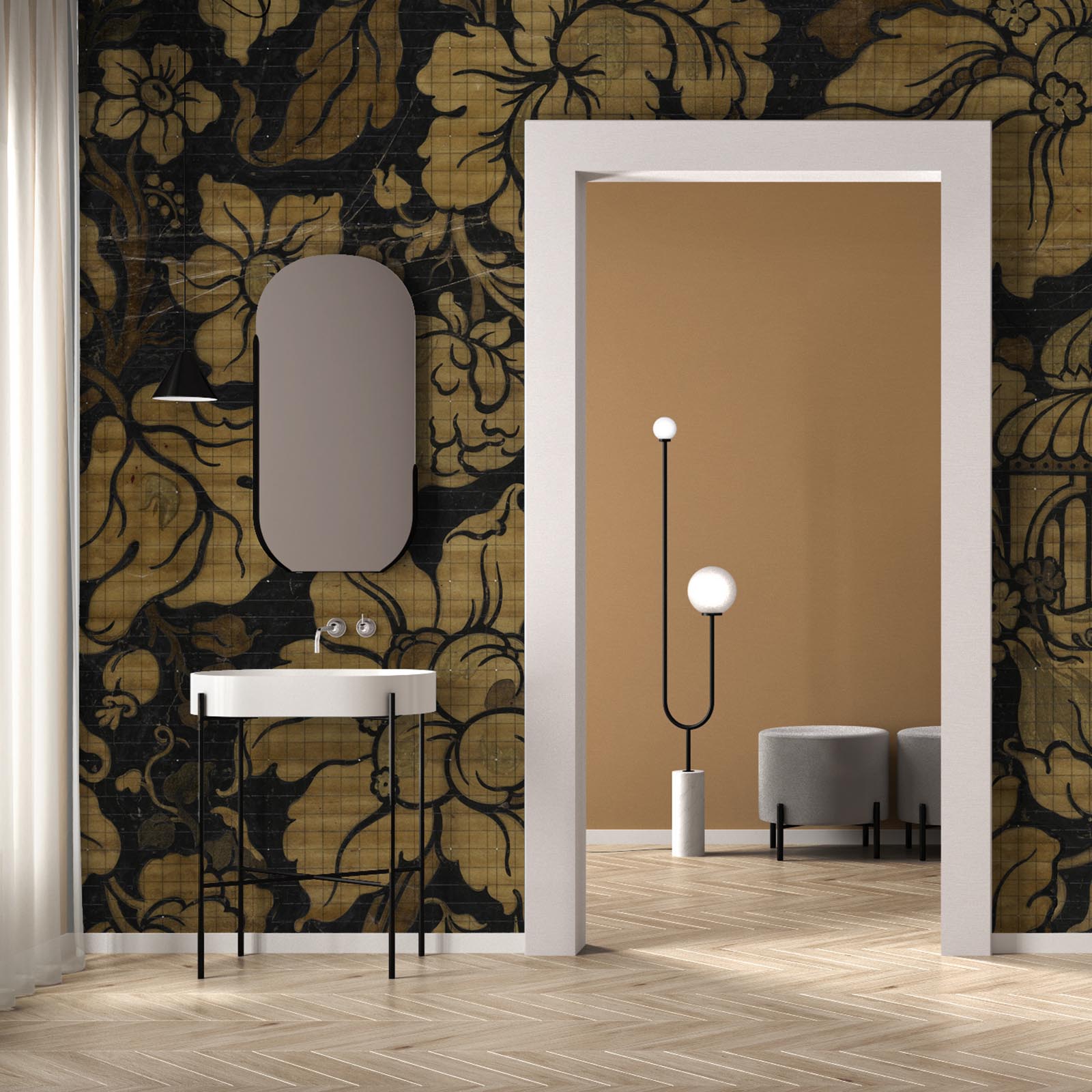 Paradis Noir Wallpaper Mural NZ-Wallpaper
