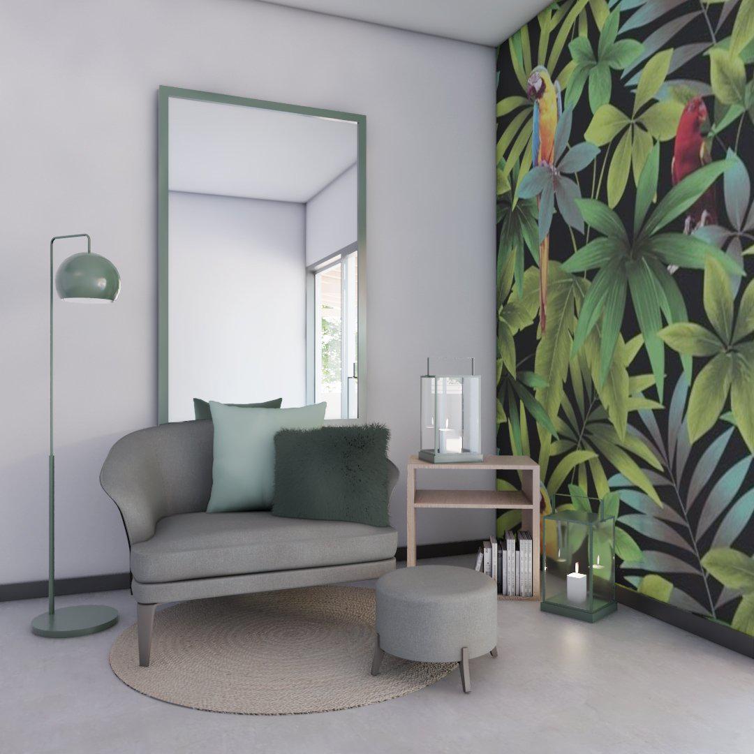 Parrot Wallpaper - Custom Sized Wallpaper Mural (per m2)