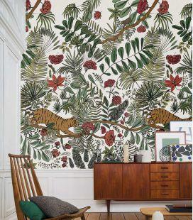 Pashu Wallpanel Mural Wallpaper - 3 colours NZ-Wallpaper