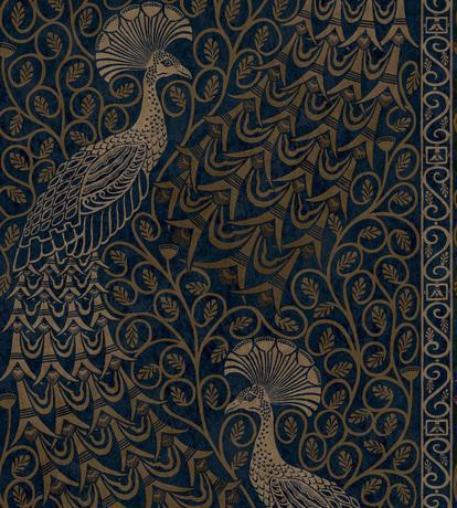 Pavo Parade Peacock Wallpaper - 5 Colours