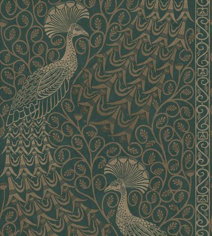 Pavo Parade Peacock Wallpaper - 5 Colours NZ-Wallpaper