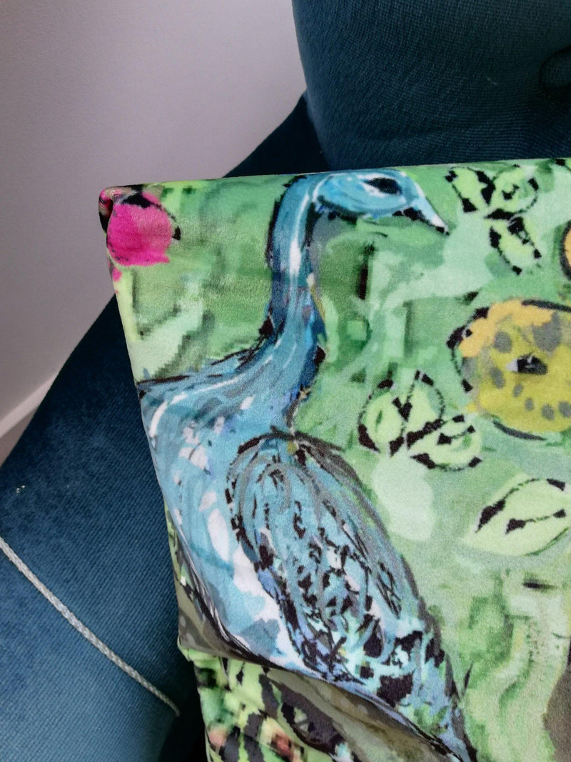 Peacock Chinoise fabric