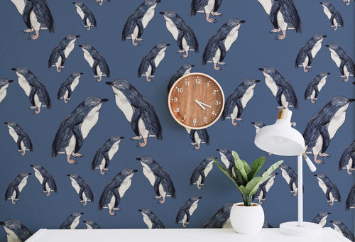Penguin Wallpaper - NZ Designed Wallpaper