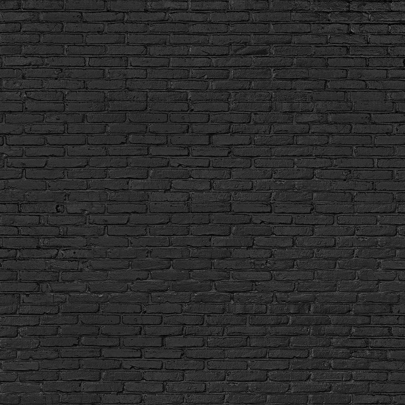 Piet Hein Eek 'Brick' wallpaper - Black & Silver Grey NZ-Wallpaper