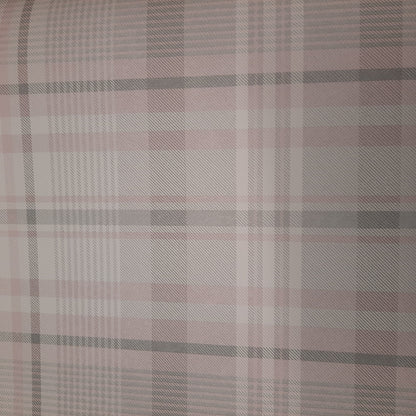 Kirkham Check - Plaid Wallpaper - Pink - Last 3 Rolls
