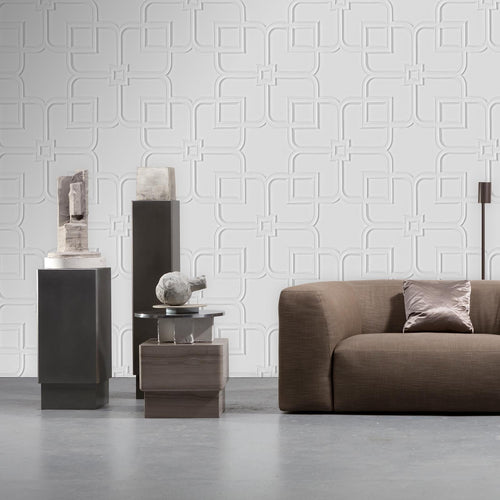 Plastered Ornament Wallpaper by Piet Boon NZ-Wallpaper