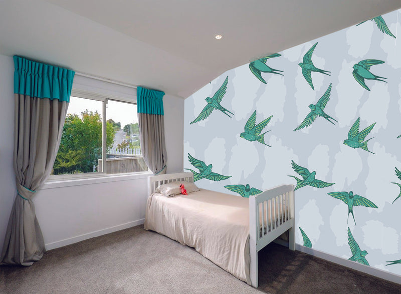 Birds Fly - Customisable Wallpaper Mural