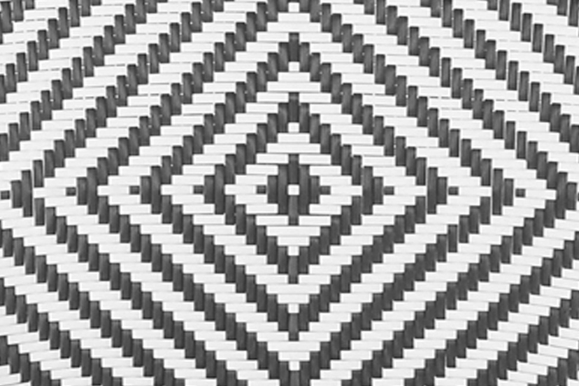 Quadrant Weave - Black/White
