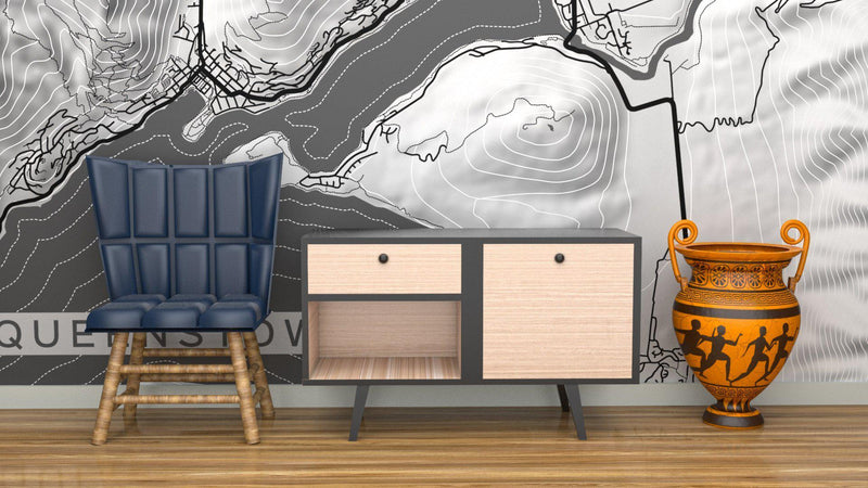 Queenstown Map Wallpaper