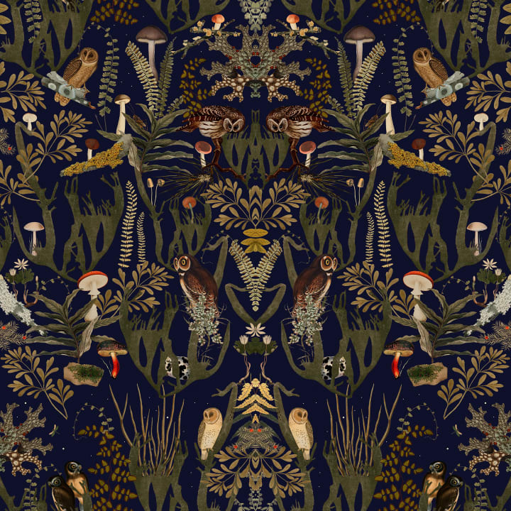 Swedish Forest - Custom Sized Wallpaper Mural (per m2)