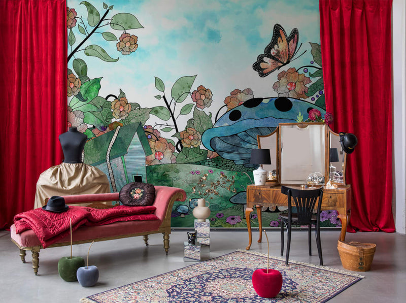 House Warming Mural Wallpaper