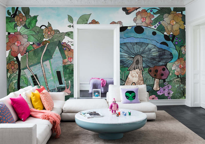 House Warming Mural Wallpaper