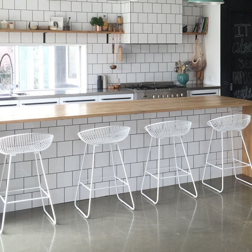 Rangitoto Kitchen Bar Stools - 3 Colours NZ-Homeware