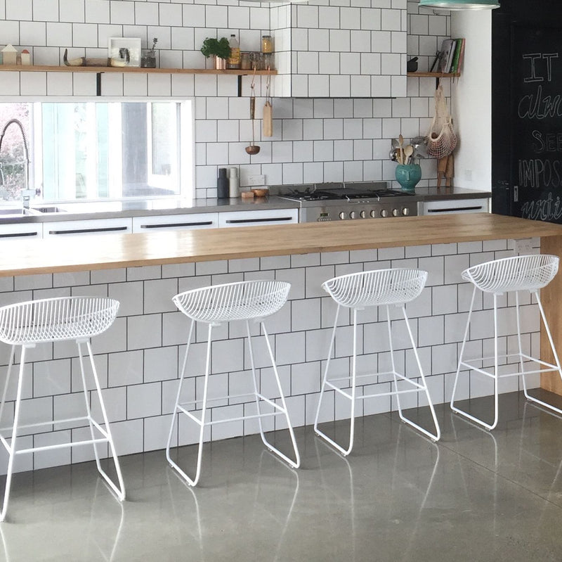 Rangitoto Kitchen Bar Stools - 3 Colours NZ-Homeware