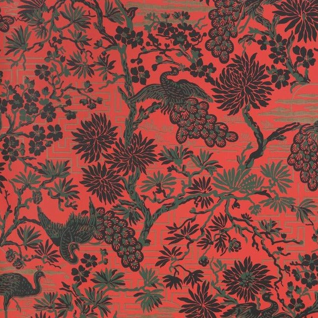 Red Asian Wallpaper