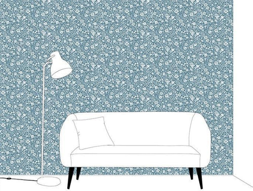 Retro Little Flowers NZ-Wallpaper