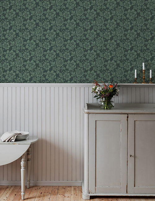 Rococo Floral Wallpaper - 5 Colours NZ-Wallpaper