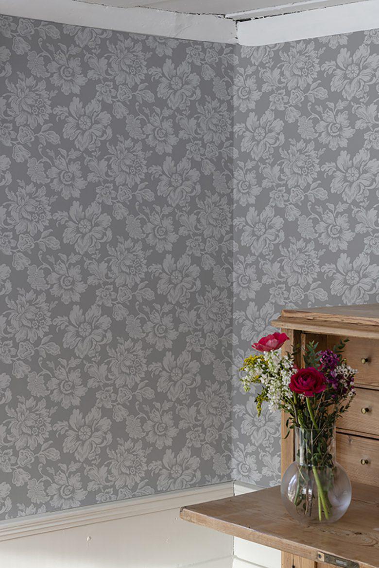 Rococo Floral Wallpaper - 5 Colours NZ-Wallpaper