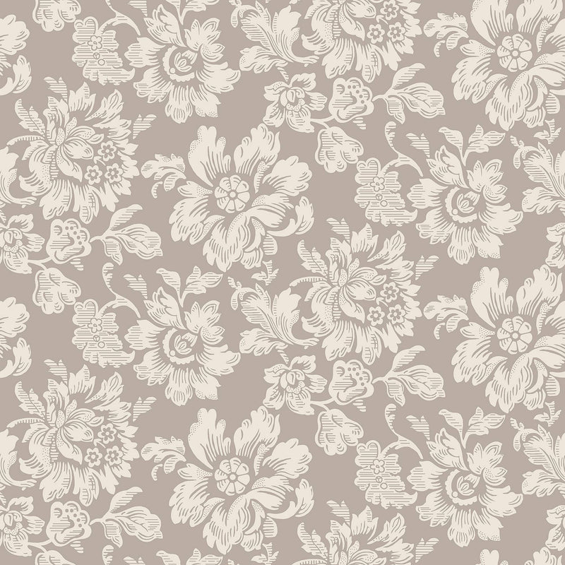 Rococo Wallpaper - Beige