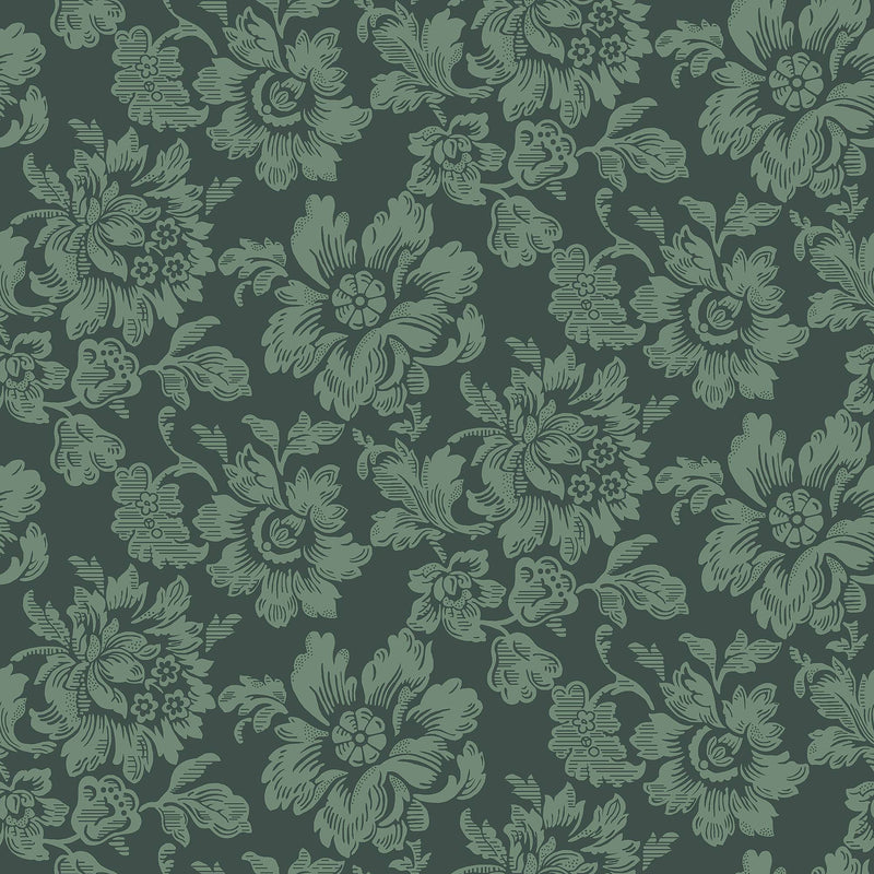 Rococo Floral Wallpaper - 5 Colours