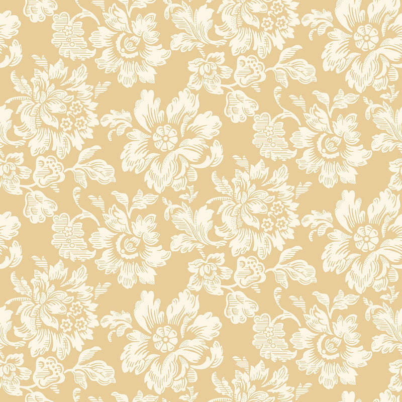 Rococo Wallpaper - Yellow