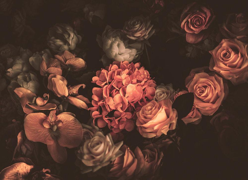 Romantic Flowers 2 Mural