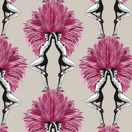 Showgirls Wallpaper - Flamboyant Wallpaper