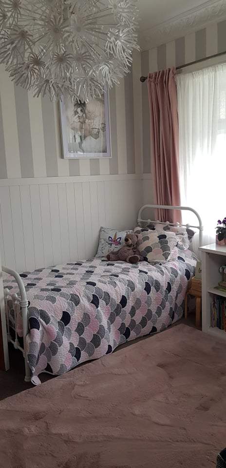 Silver Stripes Wallpaper - Customers Photo