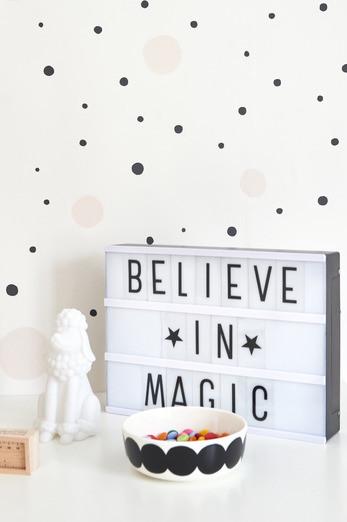 Soft Black Dots on White