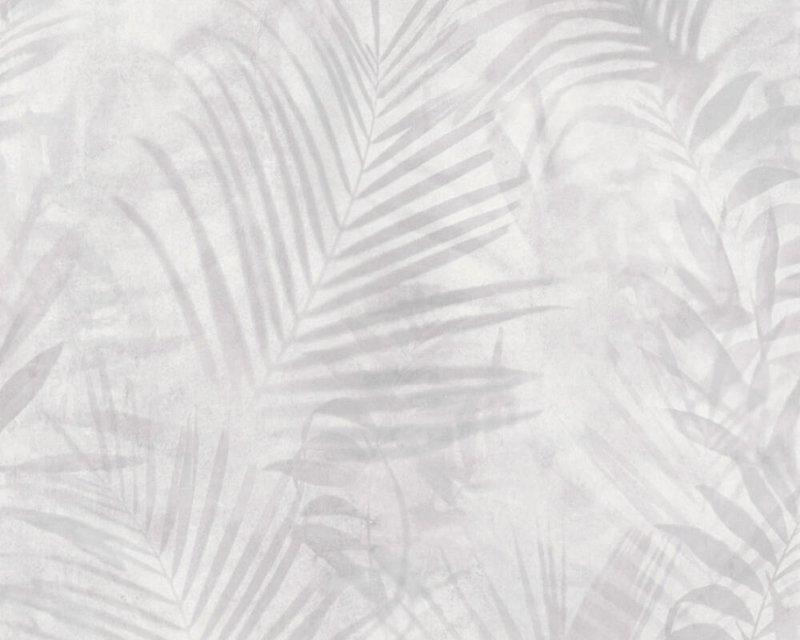 Soft Palm Wallpaper - Grey