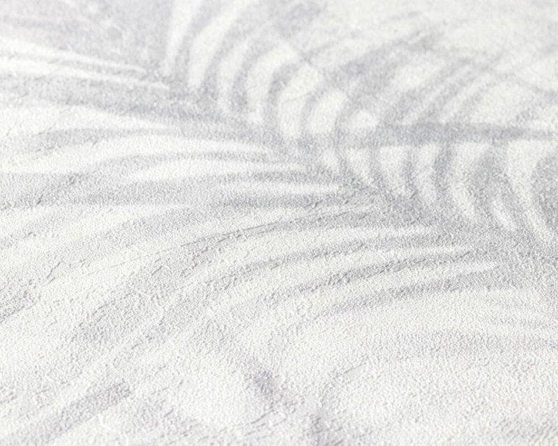 Soft Palm Wallpaper - Grey