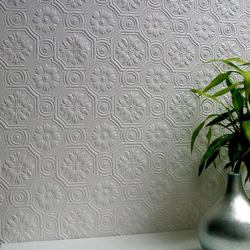 Spencer Floral - Anaglypta NZ-Wallpaper