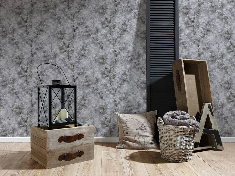 Spring Wallpaper - Moody Grey