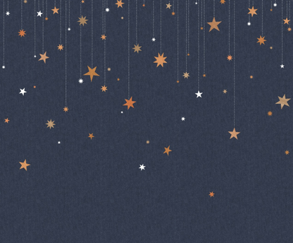Stargazing Mural - Blue