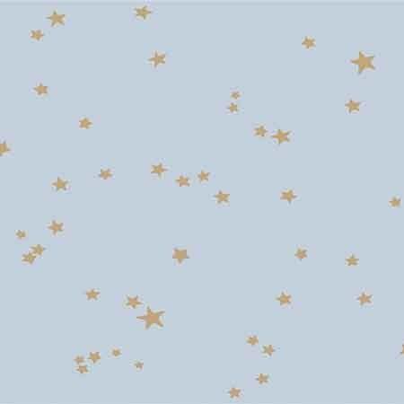Stars Wallpaper - Powder Blue