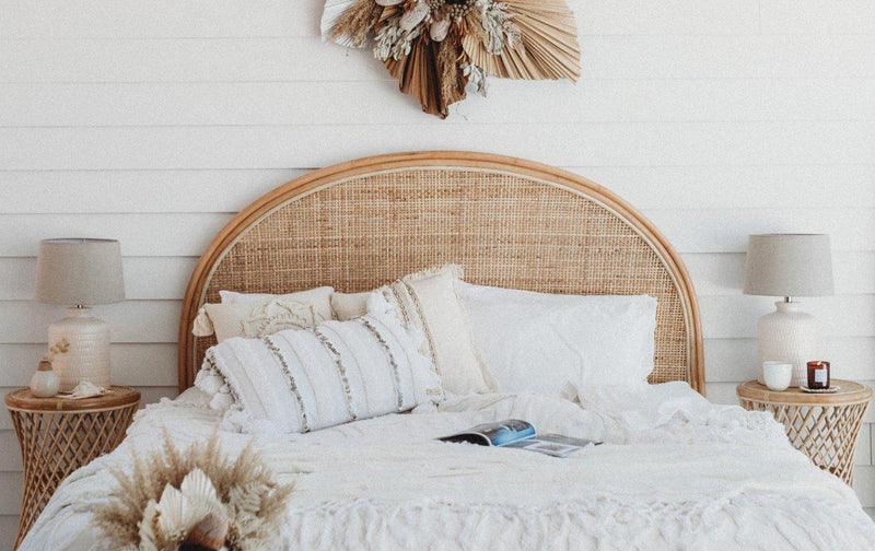 Stella Rattan Bedhead / Headboard NZ-Homeware