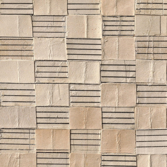 Striped Squares Remixed Wallpaper by Arthur Slenk NZ-Wallpaper