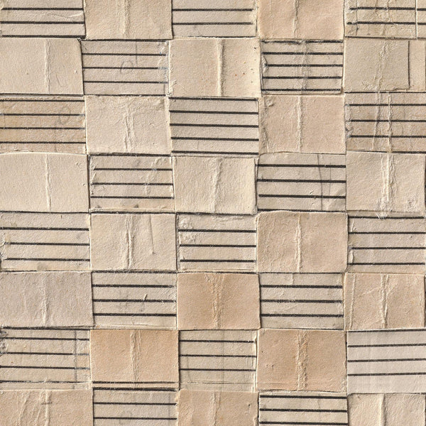 Sample - Striped Squares Remixed Wallpaper by Arthur Slenk