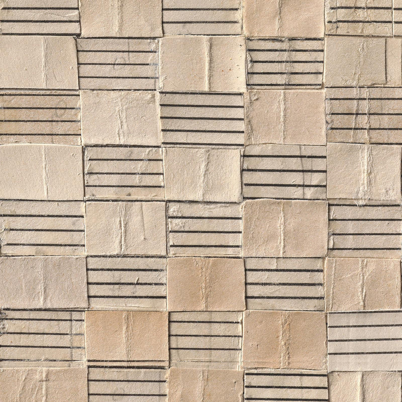 Striped Squares Remixed Wallpaper by Arthur Slenk