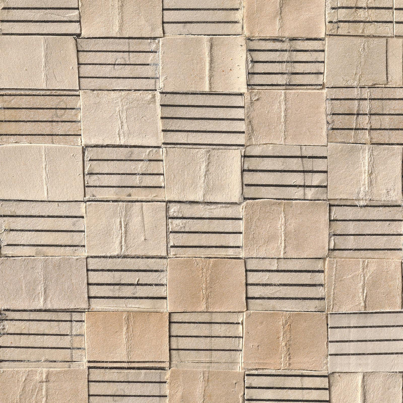 Striped Squares Remixed Wallpaper by Arthur Slenk
