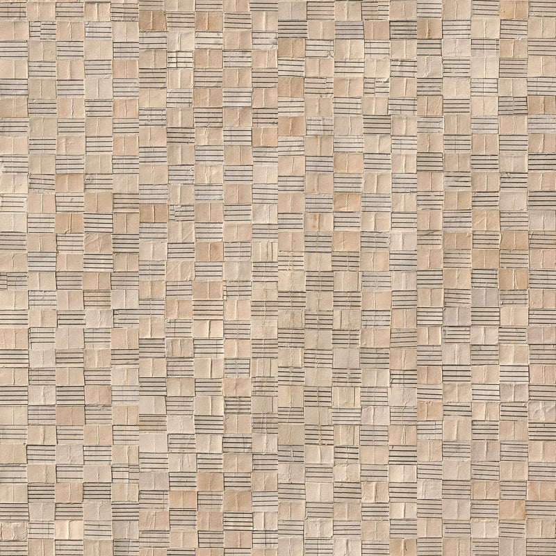 Striped Squares Remixed Wallpaper by Arthur Slenk NZ-Wallpaper
