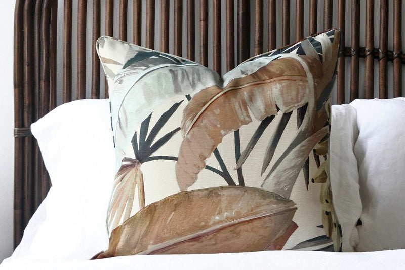 La Palma Tropical Fabric - Linen