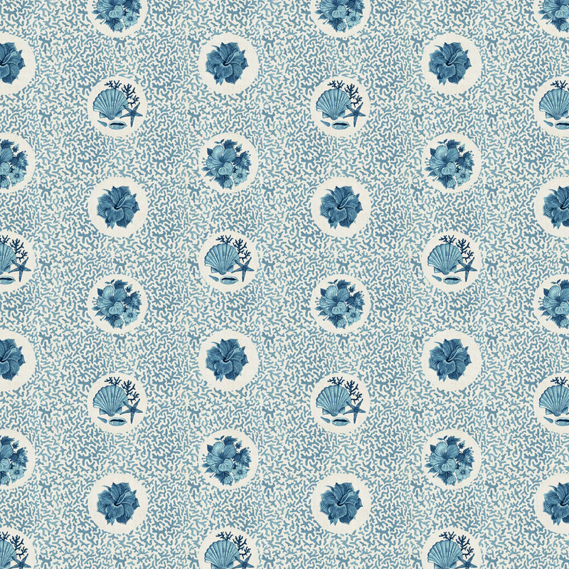 Treath Marine Wallpaper - 4 Colours