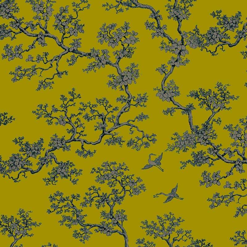 The Cranes Florence Broadhurst Wallpaper - Kiwi