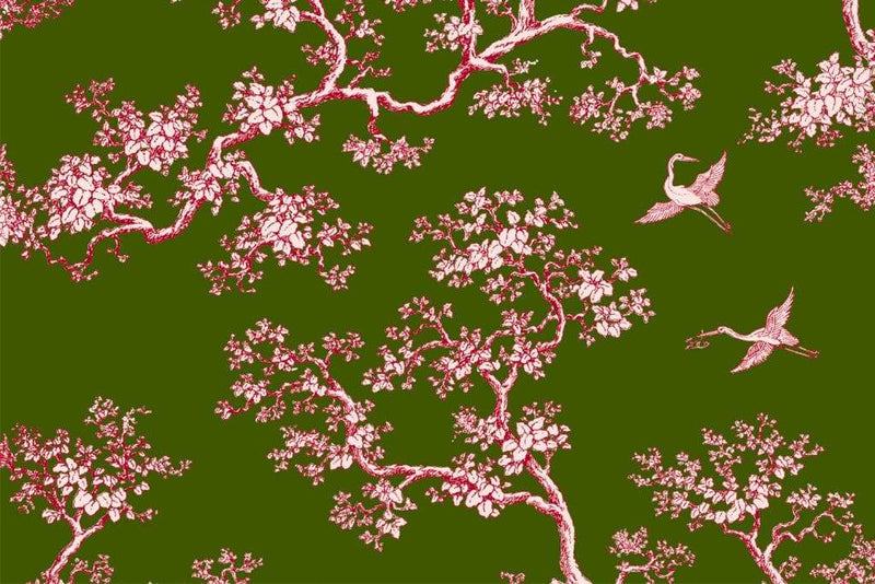 The Cranes by Florence Broadhurst Wallpaper NZ-Wallpaper