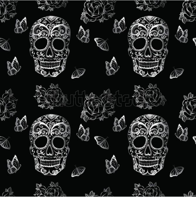 Thick Skull Wallpaper - Full Customisable NZ-Wallpaper